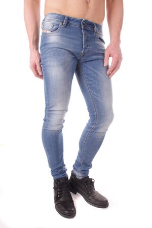 Diesel Sleenker  0670K Stretch Herren Jeans Hose Slim Skinny