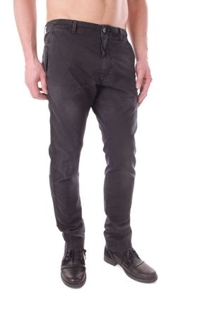 Diesel Chi-Phoenix-ST Pantaloni Stretch Herren Herren Hose Chino Schwarz