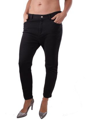 Diesel P-AMY-D PANTALONI Damen Hose Sweat Pant Boyfriend Schwarz