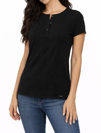 Diesel T-VOLTA CAMICIA Damen Shirt Bluse Schwarz