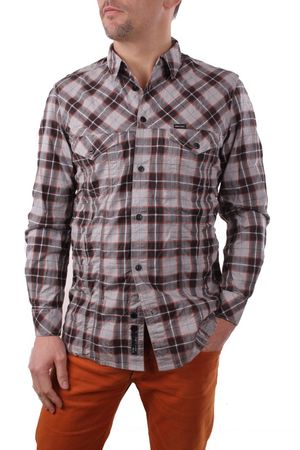 Diesel HAUL CAMICIA Herren Hemd Karohemd Langarm
