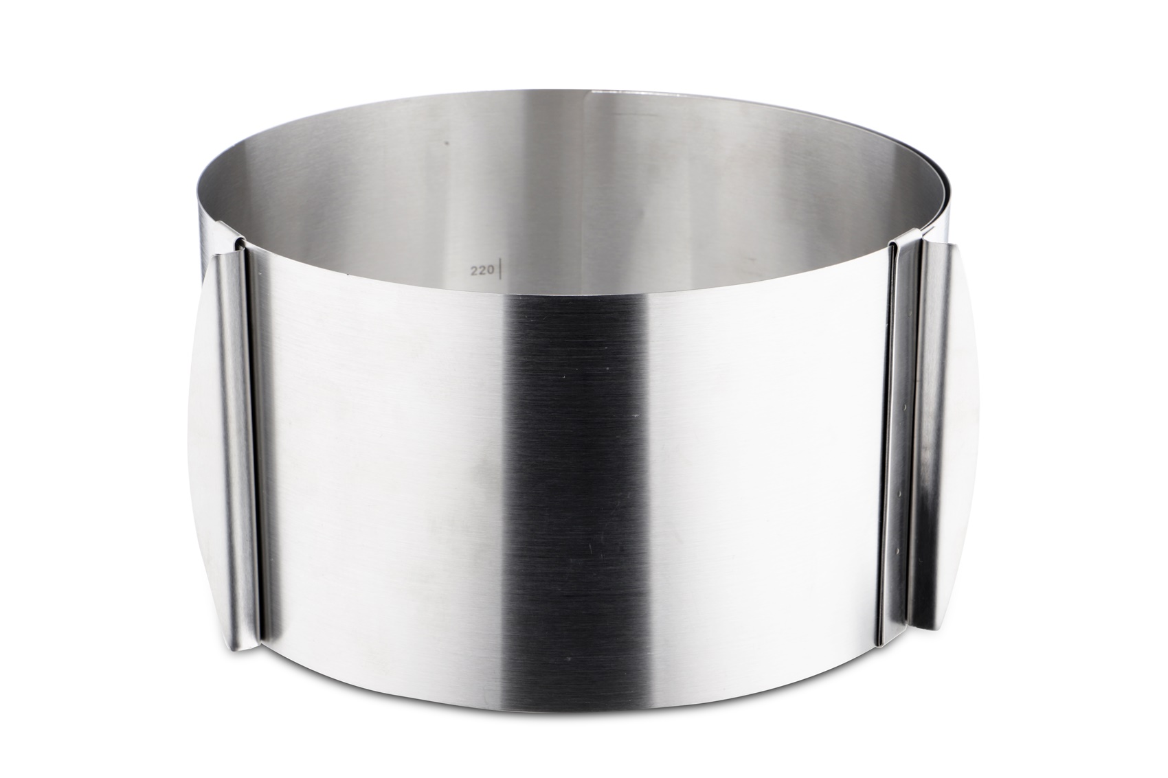 WOKICOR Tortenring Verstellbar 16-30cm - Edelstahl Backrahmen 8,5cm Hoch