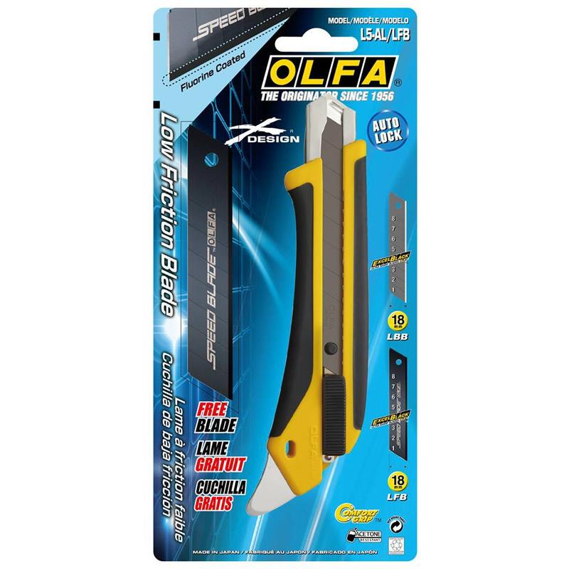 OLFA L5-AL/LFB robustes Cuttermesser inkl. Speedblade | Kreativplotter ...