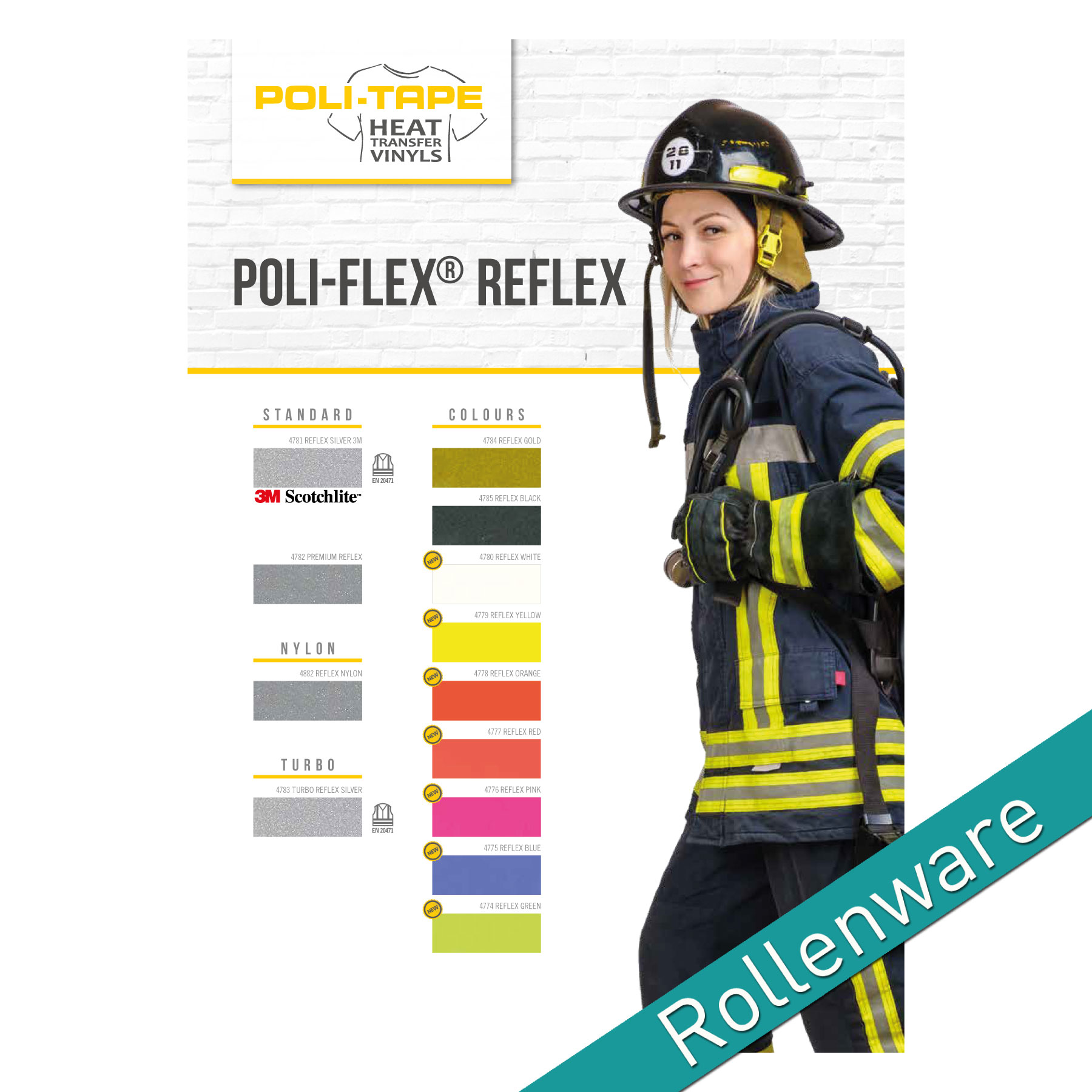 POLI-FLEX REFLEX Flexfolie - Meterware