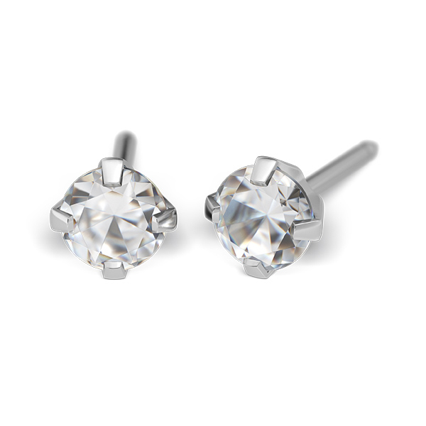 Medizinische-Ohrringe-Zirkonia-Ohrstecker