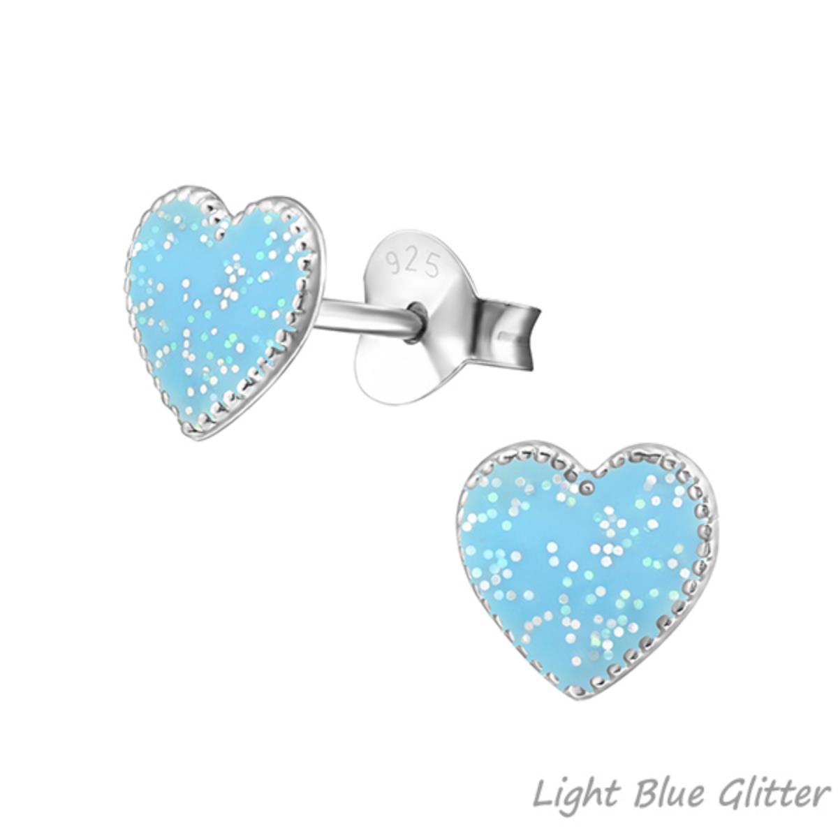 Ohrstecker Silber Türkis Türkis Emailiert Herz – Schmuck GmbH