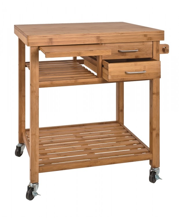 Küchenwagen Massivholz