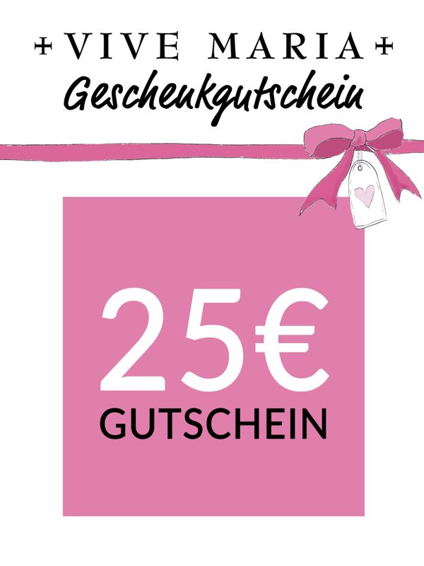 Nastrovje Potsdam Vive Maria Geschenkgutschein 25 EUR deutsch