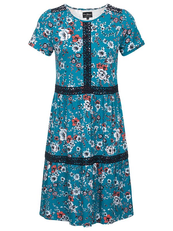 Nastrovje Potsdam Vive Maria Flower Damen Jerseykleid azur allover