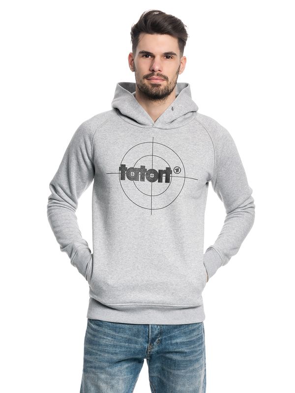 Nastrovje Potsdam Tatort Tatort Classic Herren Kapuzensweatshirt grau meliert