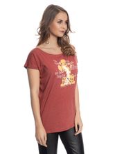 Winnie the Pooh Different Girl Loose Shirt red melange
