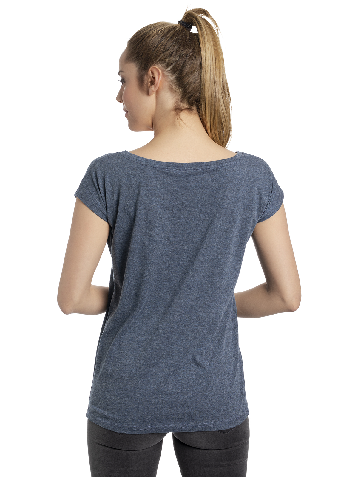 Dragons, Drachenzähmen leicht gemacht Myself Damen Loose-Shirt blau meliert