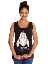 Winnie the Pooh Eeyore Hug Girl Top black