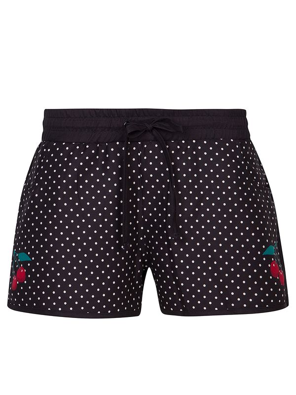 Nastrovje Potsdam Pussy Deluxe Minimal Dots Damen Boardshorts schwarz allover