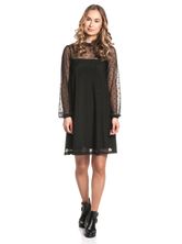 Pussy Deluxe Black Dots Dress female black