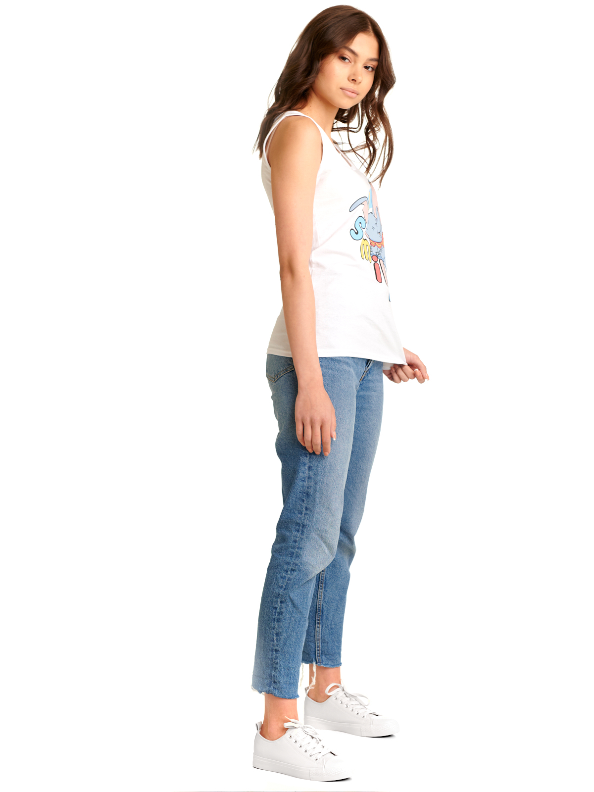 Dumbo Smile Women Tank Top