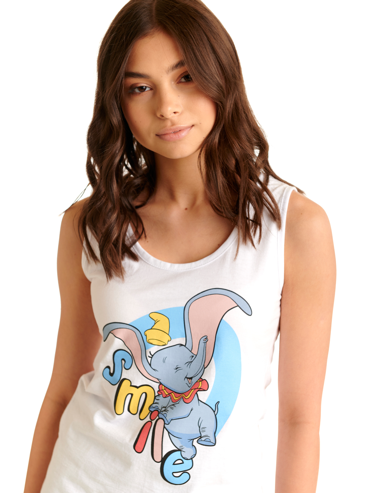 Dumbo Smile Women Tank Top