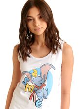 Dumbo Smile Women Tank Top
