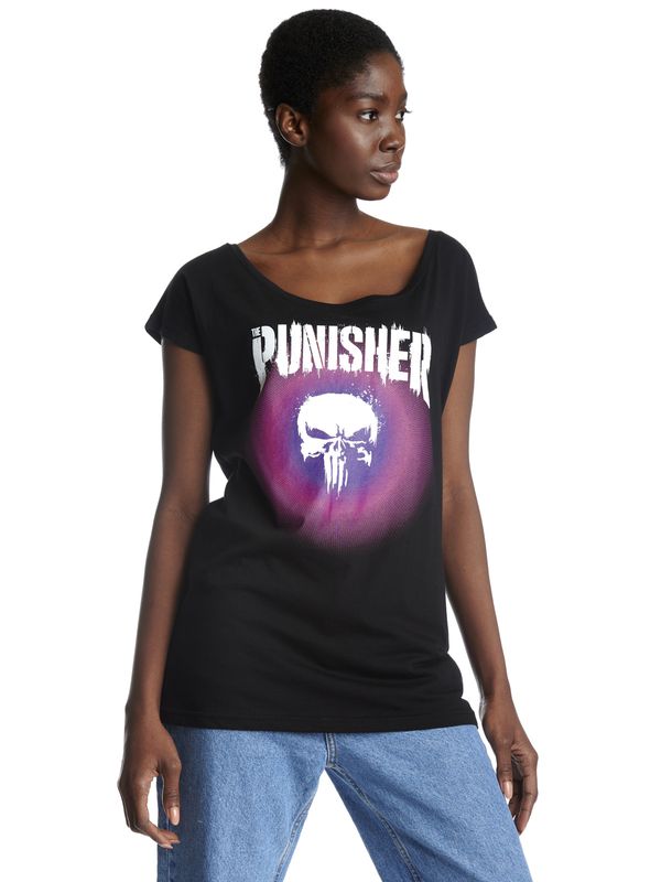 Nastrovje Potsdam The Punisher Psychedelic Warface Damen Loose-Shirt schwarz