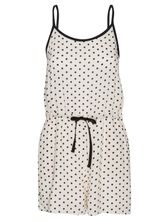Pussy Deluxe Dotty Jumpsuit creme/allover