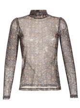 Vive Maria Ending Summer Tulle Damen Langarmshirt schwarz allover