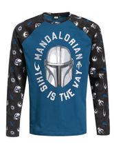 The Mandalorian The Way Raglan Longsleeve male black/blue