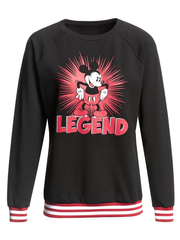 Nastrovje Potsdam Mickey & Minnie Mouse Mickey Mouse Legend Damen Sweatshirt schwarz