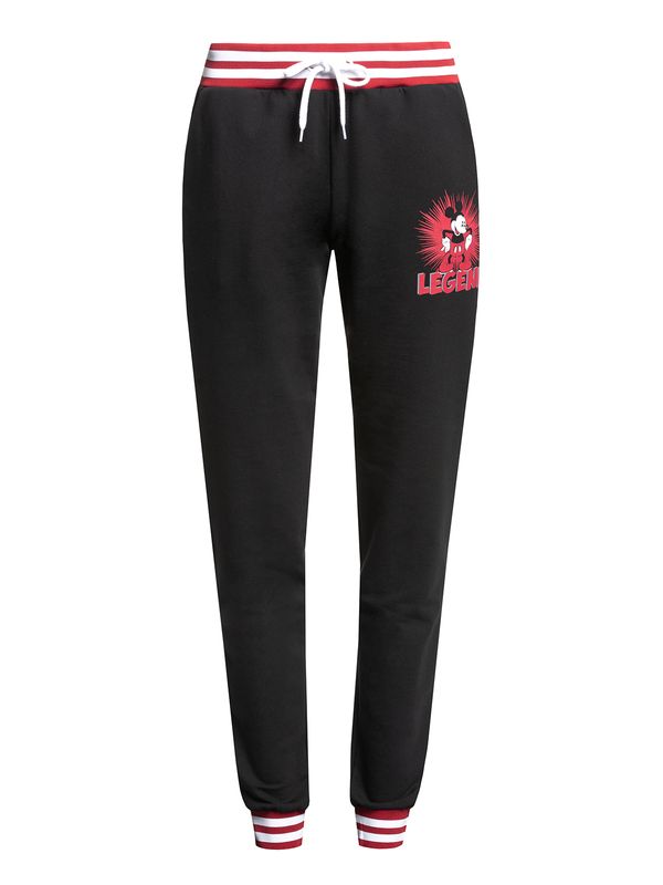 Nastrovje Potsdam Mickey & Minnie Mouse Legend Sweat Damen Homewearpants schwarz