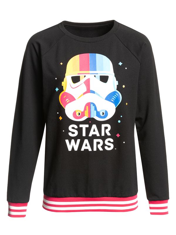 Nastrovje Potsdam Star Wars Stormtrooper Stripes Damen Sweatshirt schwarz