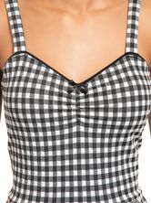 Vive Maria Vichy Summer Dress black/creme