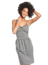 Vive Maria Vichy Summer Dress black/creme