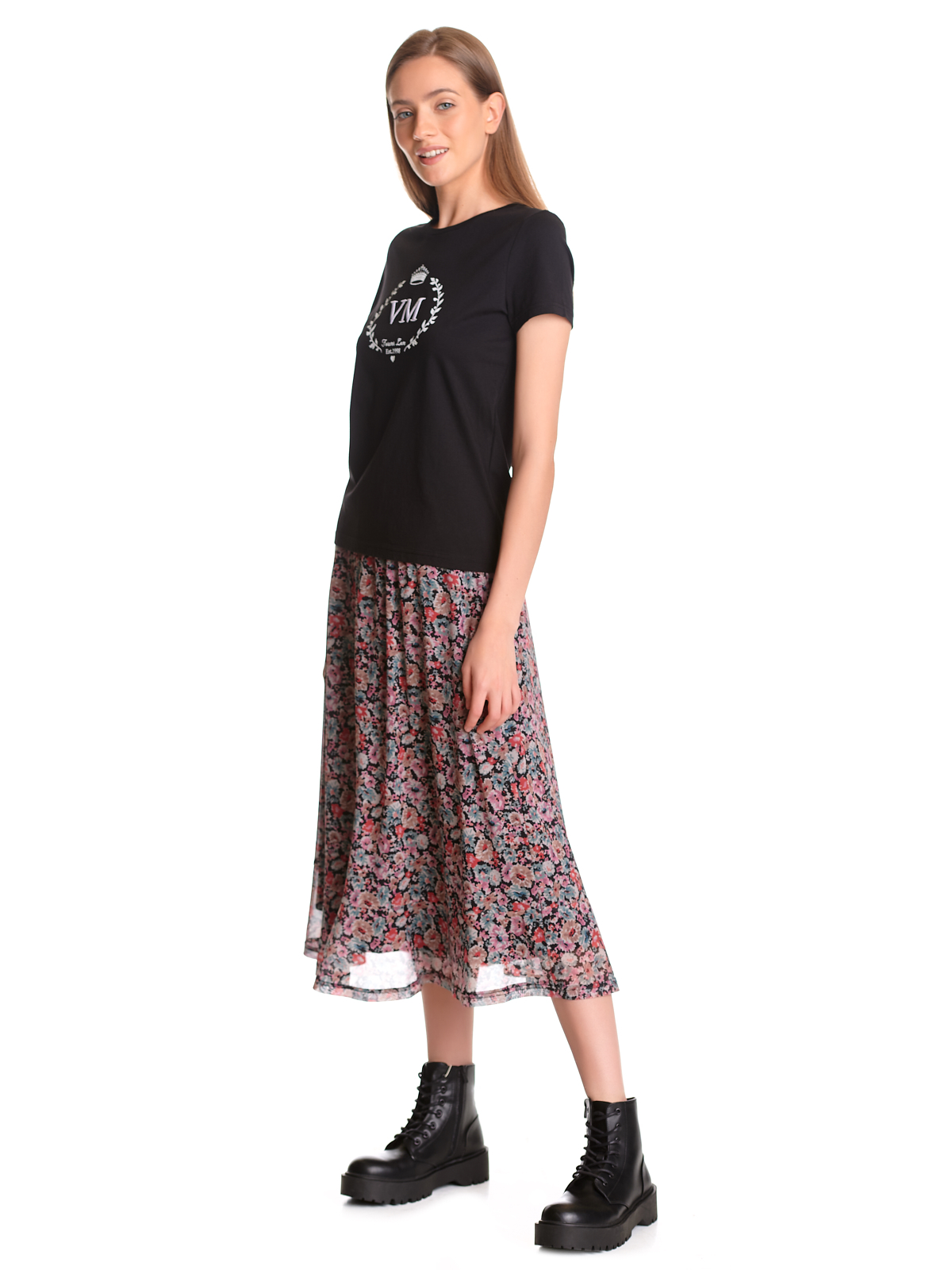 Vive Maria Sweet Logo Damen T-Shirt schwarz