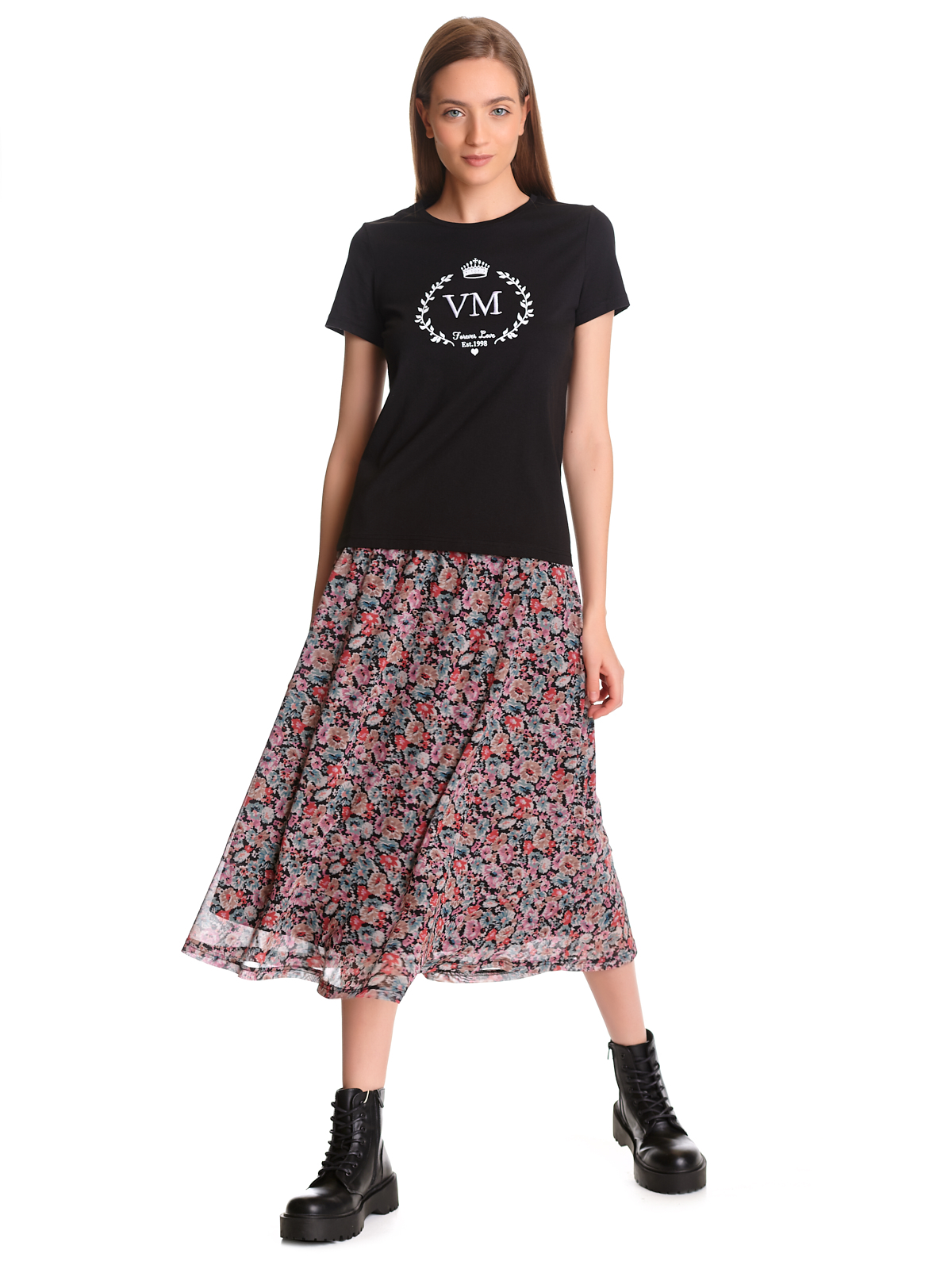 Vive Maria Sweet Logo Damen T-Shirt schwarz