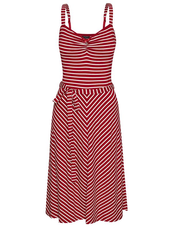 Nastrovje Potsdam Vive Maria Summer Capri Damen Trägerkleid rot allover