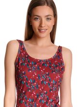 Pussy Deluxe Wild Cherry Damen Strandkleid rot allover