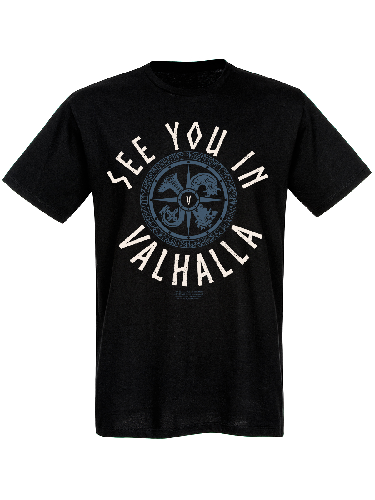 Vikings Valhalla See you in Valhalla Herren T-Shirt schwarz