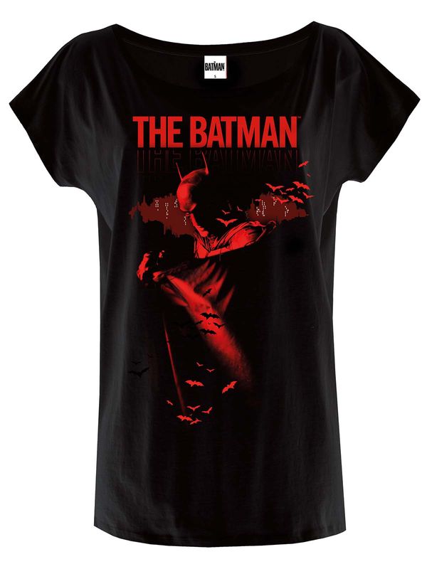 Nastrovje Potsdam Batman Bloody Night Damen Loose-Shirt schwarz