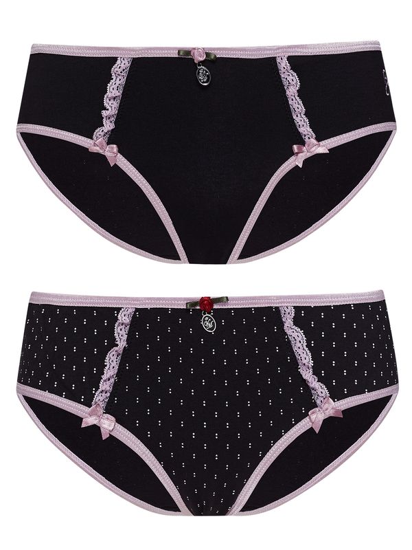 Nastrovje Potsdam Vive Maria Private Room Damen Panty-Set schwarz allover