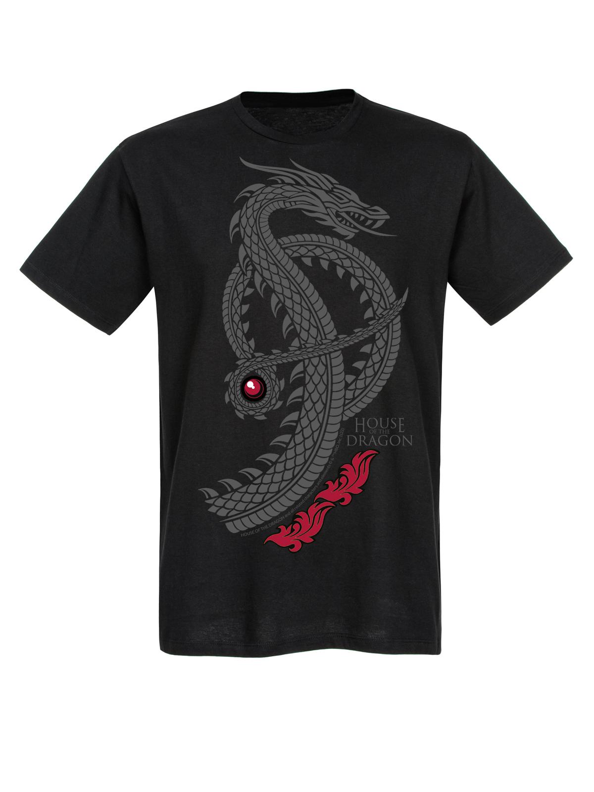 House of the dragon Logo Herren T-Shirt schwarz