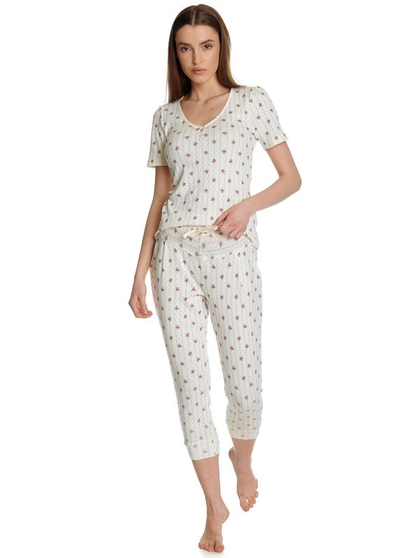 Nastrovje Potsdam Vive Maria Petite Fleur Damen Pyjama creme/allover