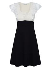 Vive Maria Lovely Party Damen A-Linien-Kleid creme allover/schwarz