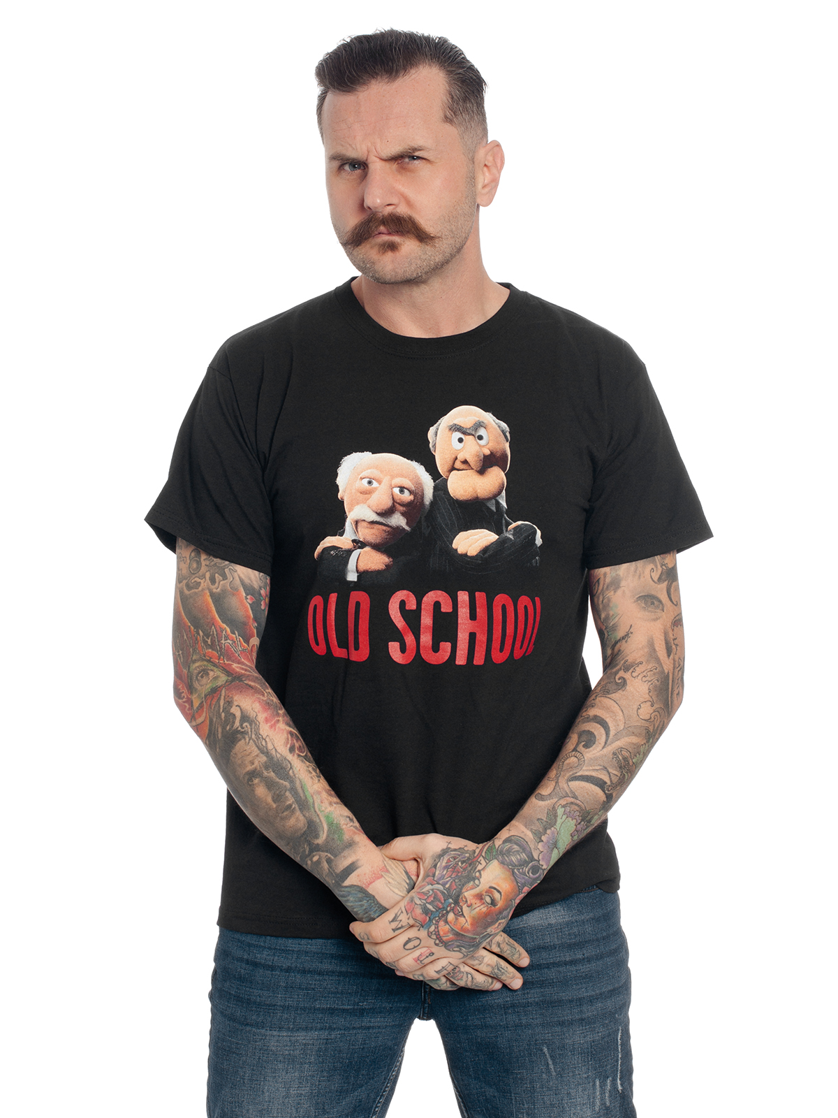 The Muppets Old school Herren T-Shirt schwarz