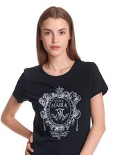 Vive Maria Maria's Baroque Damen T-Shirt schwarz