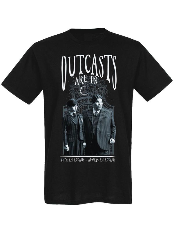 Nastrovje Potsdam Wednesday Outcasts Are In Herren T-Shirt schwarz