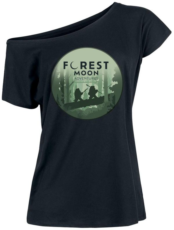 Nastrovje Potsdam Star Wars Forest Moon Damen Loose-Shirt schwarz