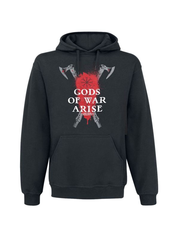 Nastrovje Potsdam Vikings Gods Of War Arise Herren Kapuzensweatshirt schwarz