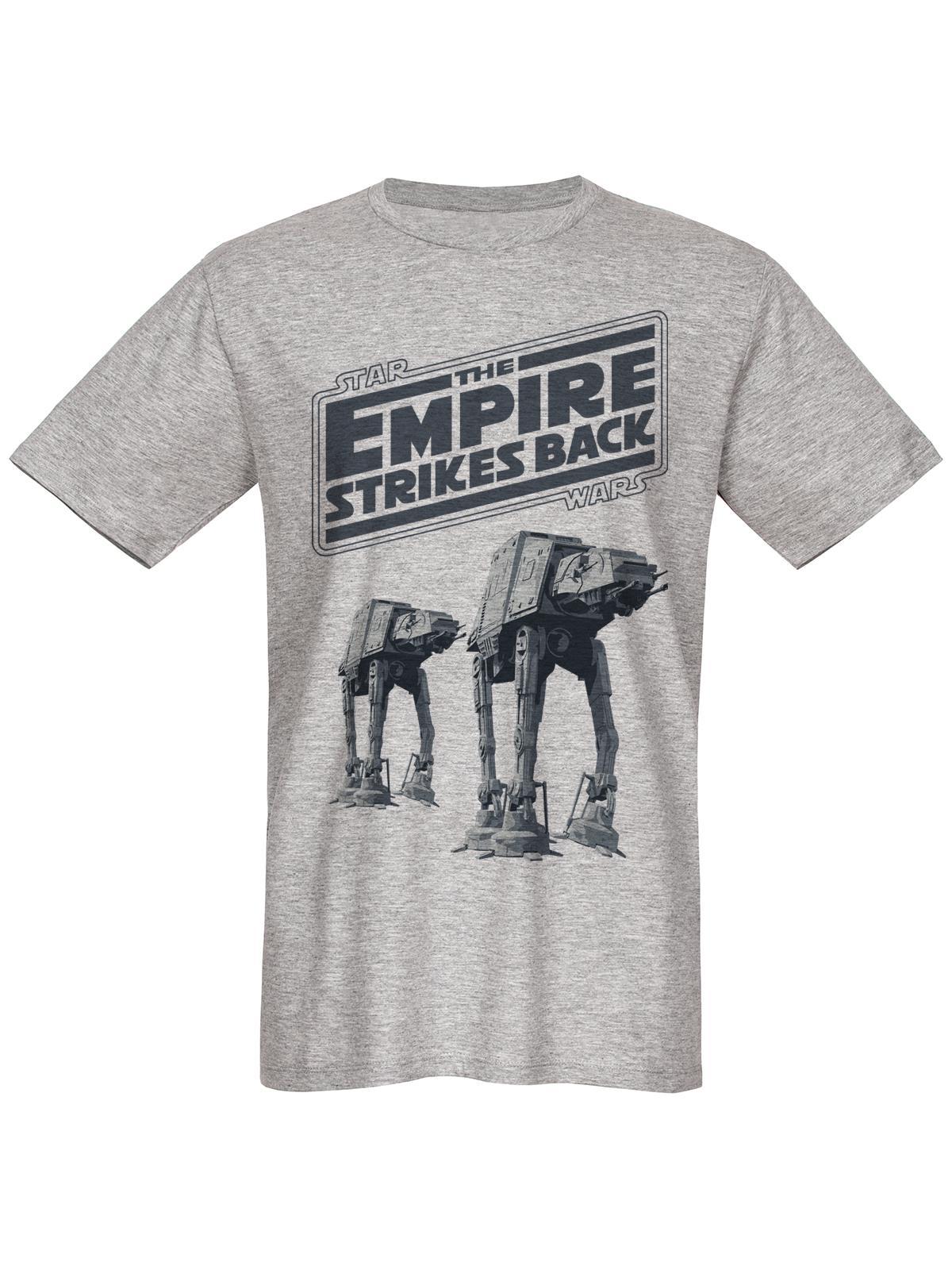 Star Wars The Empire Strikes Back Herren T-Shirt grau meliert günstig online kaufen