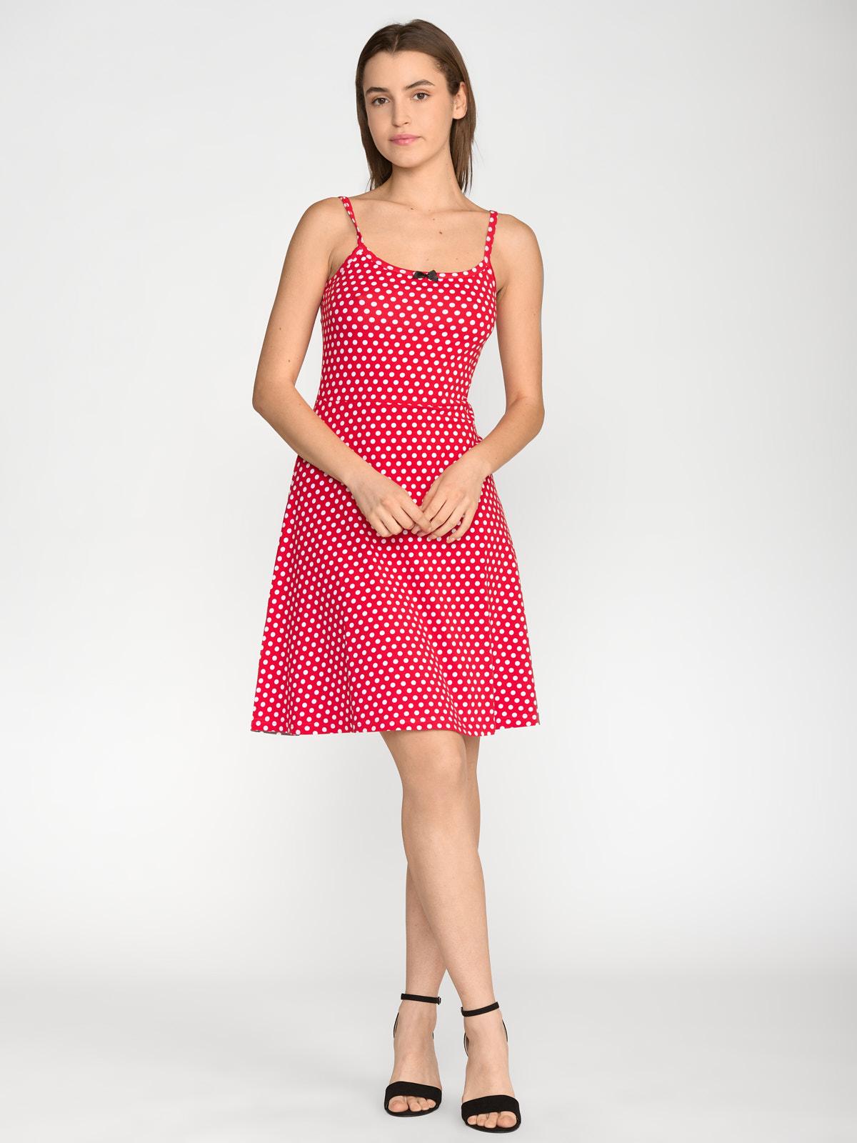 Pussy Deluxe Dotties Classic Dress female rot allover