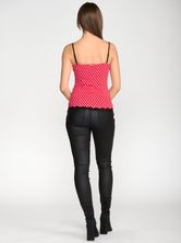 Pussy Deluxe Dotties Classic Top female red allover