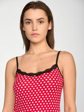 Pussy Deluxe Dotties Classic Top female red allover